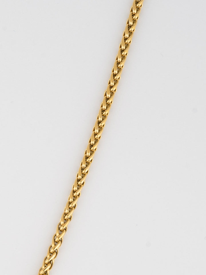 WHEAT CHAIN 3MM | 18K Gold