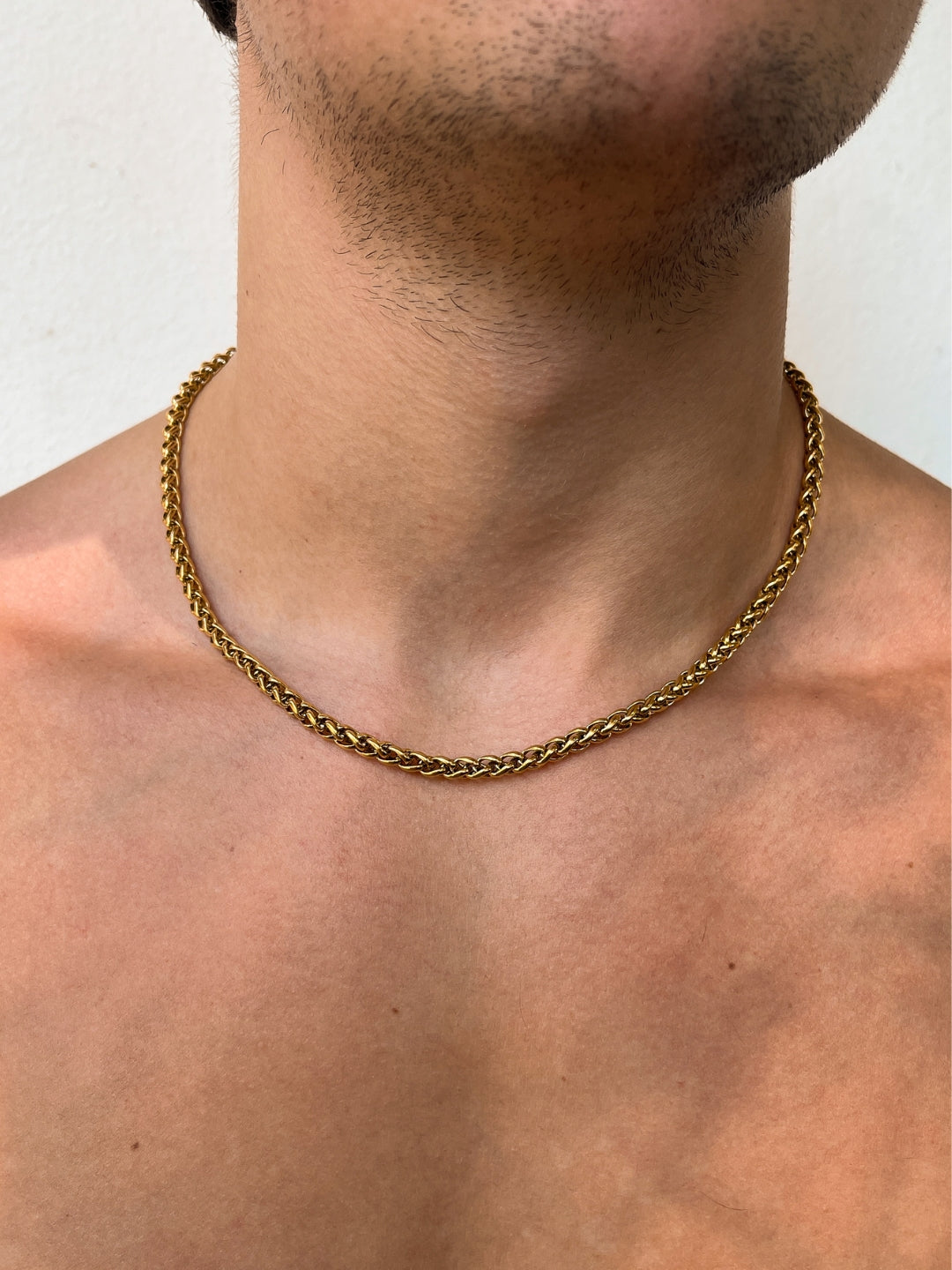 WHEAT CHAIN 5MM | 18K Gold