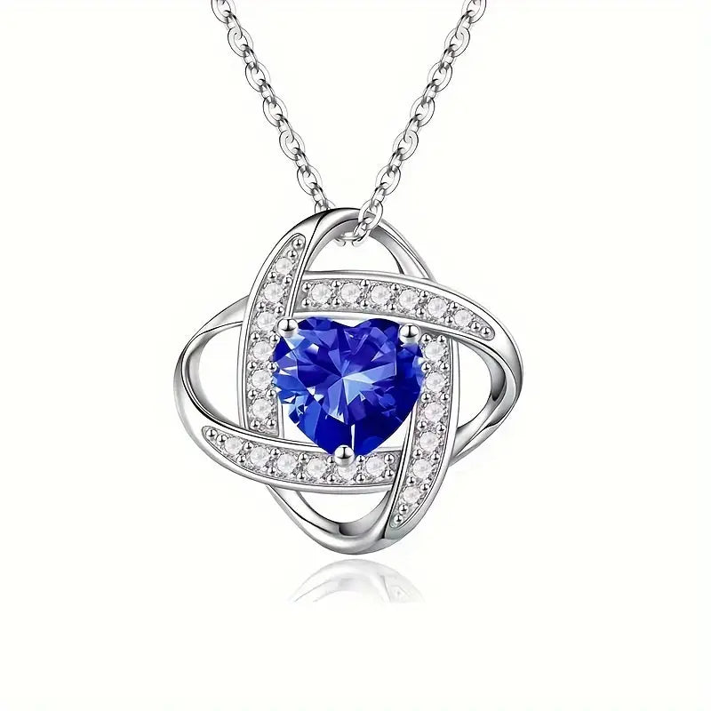 Exclusive Sapphire Heart Necklace