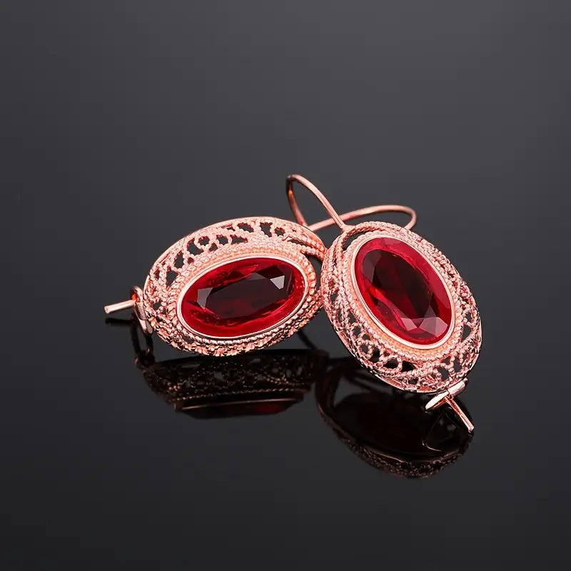 Talessia Rougefort Earrings | Rose Gold