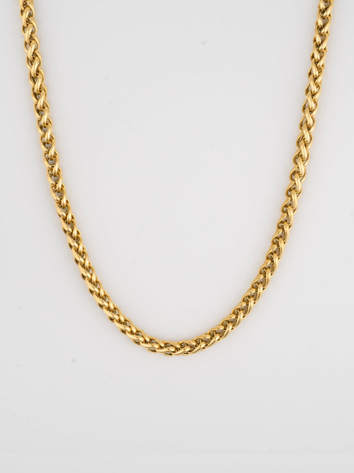 WHEAT CHAIN 5MM | 18K Gold