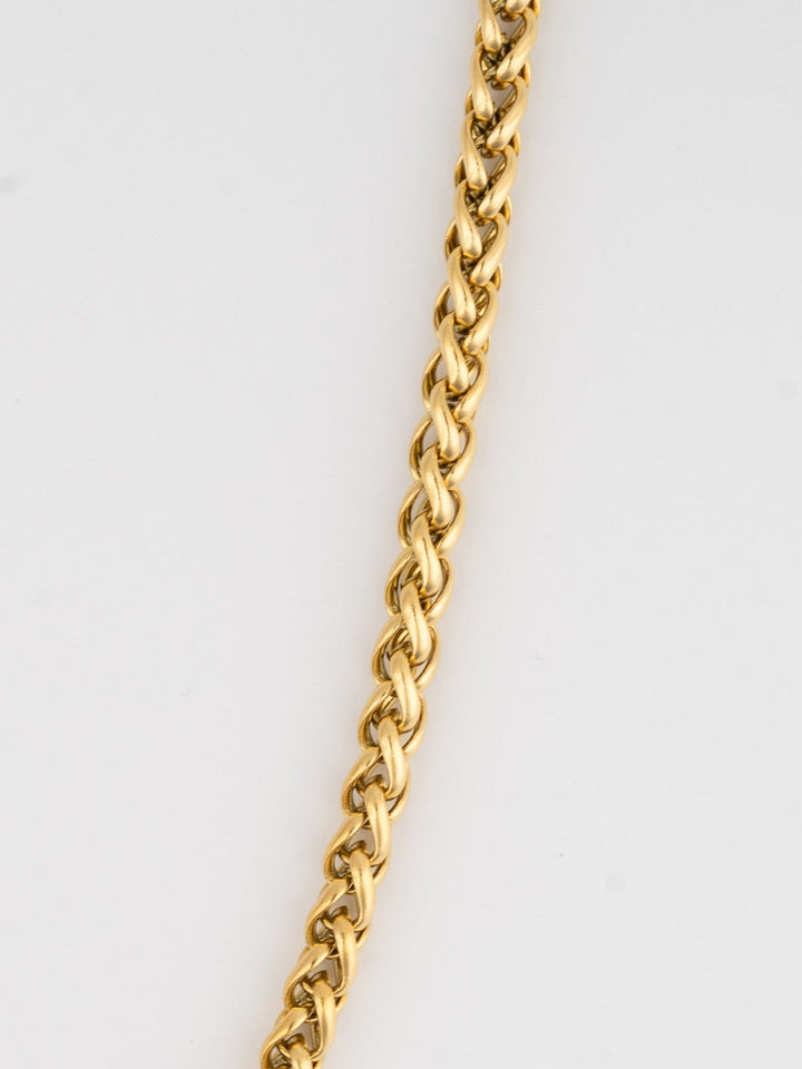 WHEAT CHAIN 5MM | 18K Gold