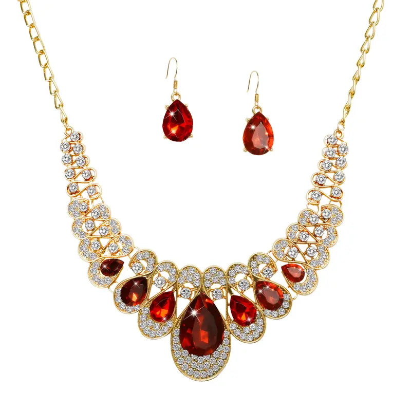 Maevina Crimselle Jewelry Set | Gold