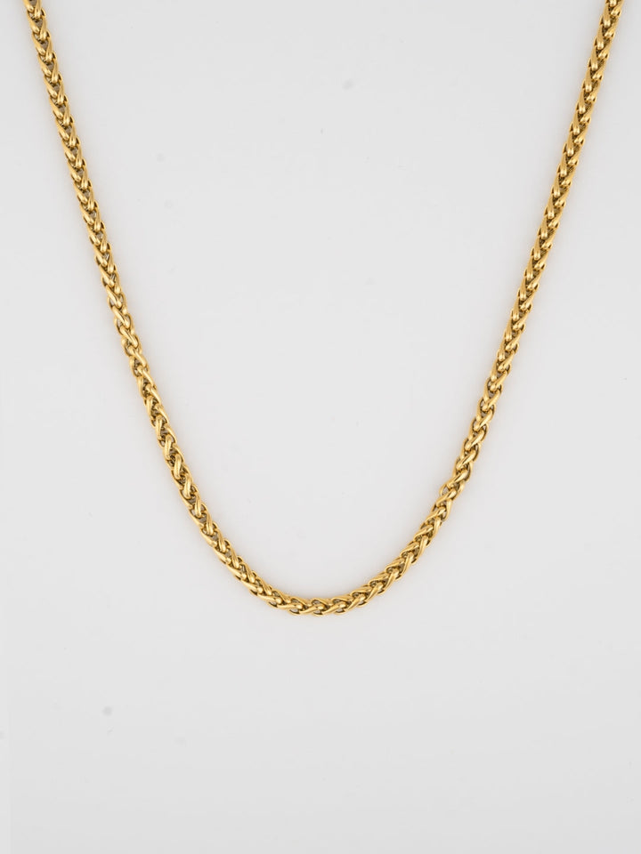 WHEAT CHAIN 3MM | 18K Gold
