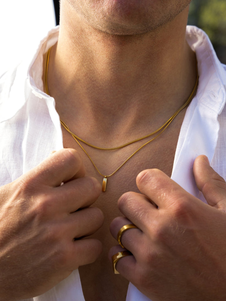 SQUARE CHAIN | 18K Gold