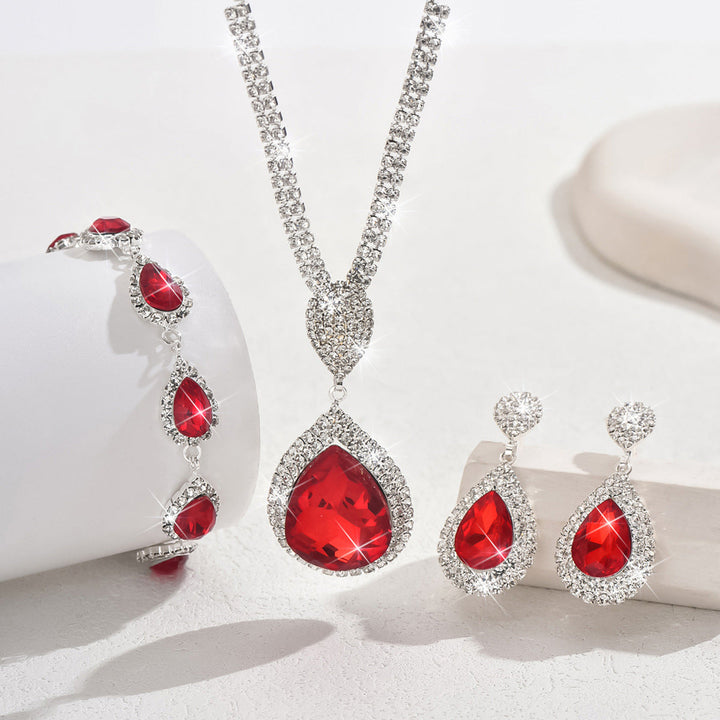 Thalira Bloodwynne Jewelry Set | White Gold