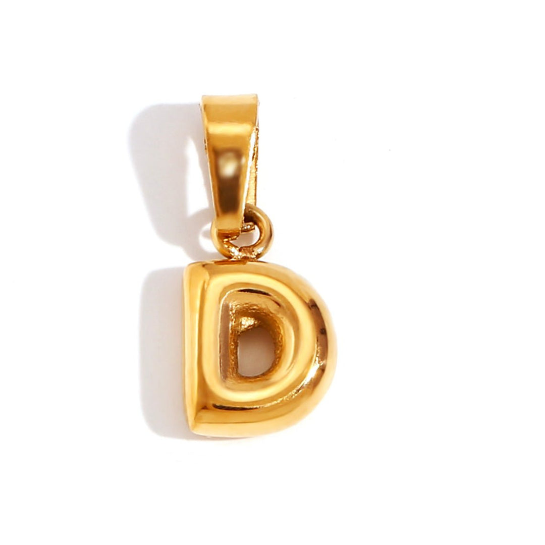 Sophisticated Bubble Letter Necklace