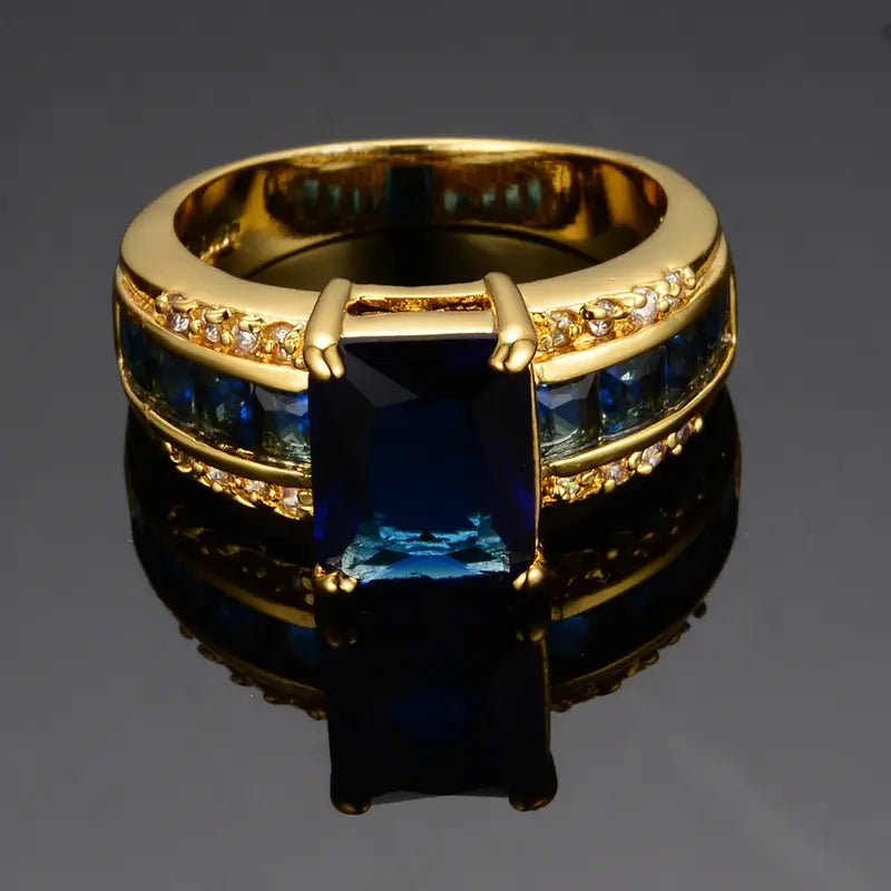 Chic Bluemont Gold Ring