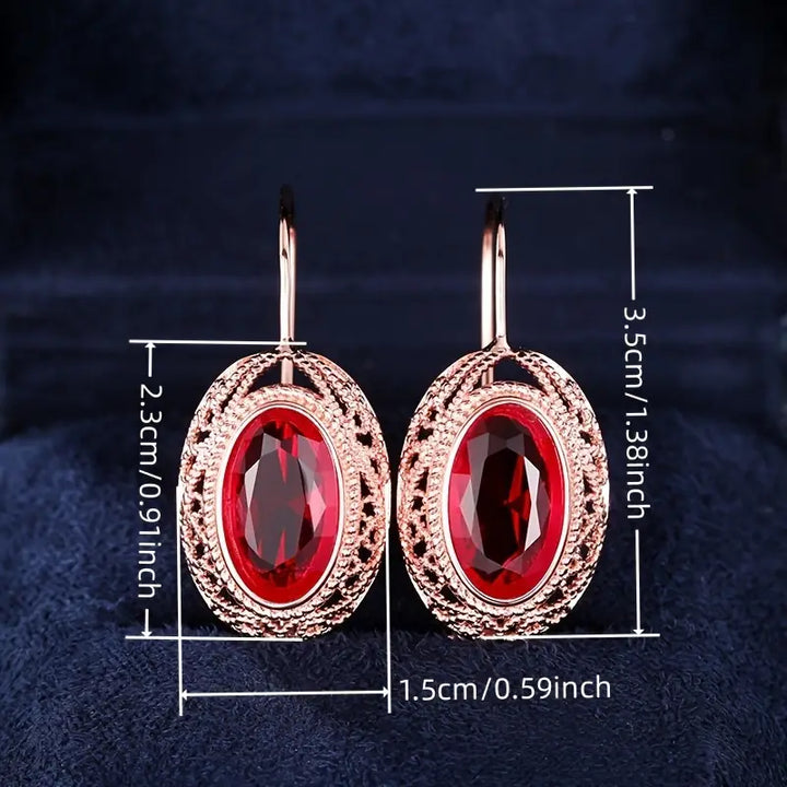 Talessia Rougefort Earrings | Rose Gold