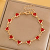 Ophelyra Garnetelle Bracelet | Gold