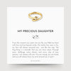 My Precious Daughter - Gold Hug Ring