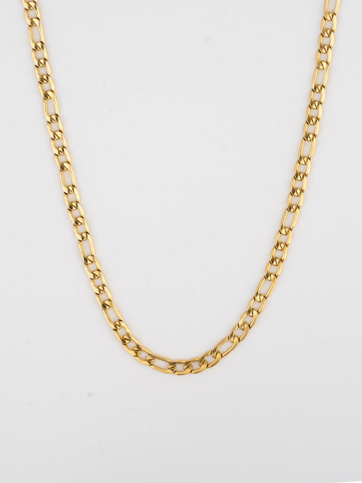 FIGARO CHAIN 5MM | 18K Gold