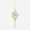 Sylvie | Gold Pearl Accent Women’s Bracelet Watch