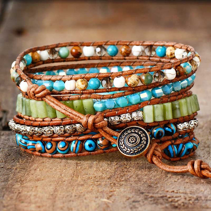 Healing Amazonite Protection Turquoise Bracelet