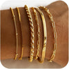 Isabella Vernetta bracelet set | Gold