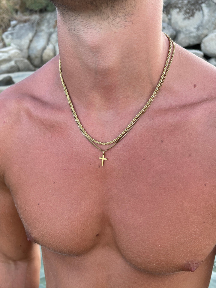 CROSS CHAIN | 18K Gold