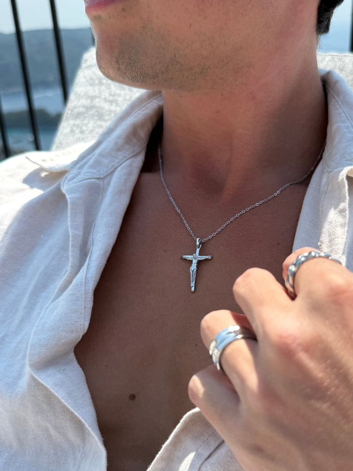 CRUCIFIX CHAIN | Silver