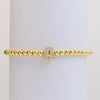 A-Z Bubble Initial Beaded Bracelet