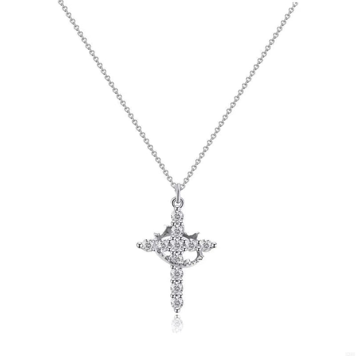 Crown Cross Necklace