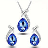 Silver Ocean Sapphire Set