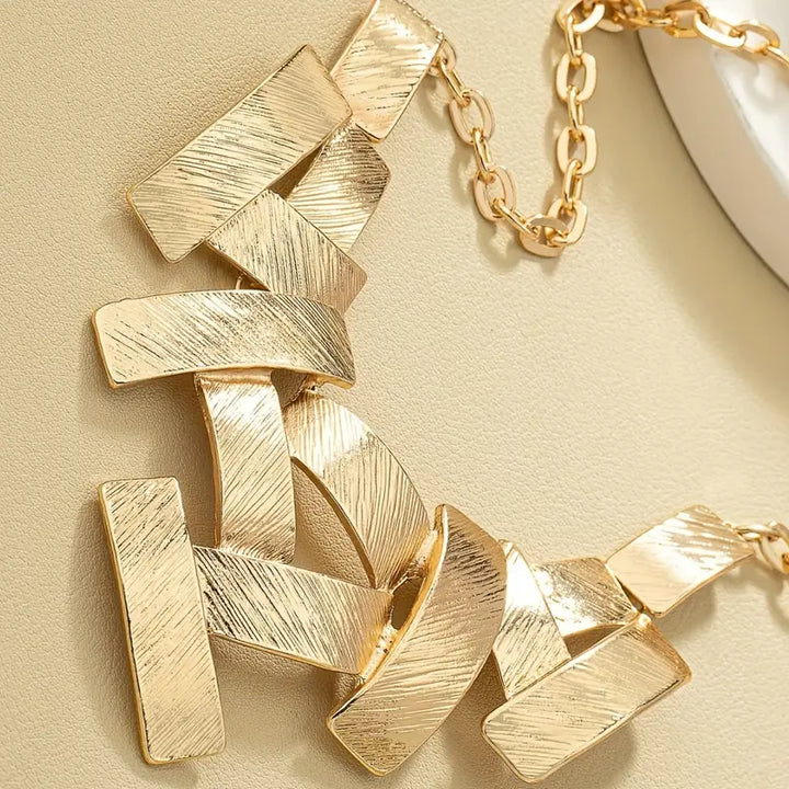 Angular Statement Choker Necklace
