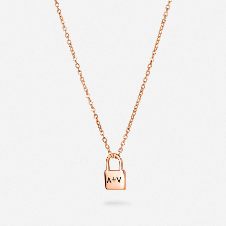 Personalised Lock Necklace