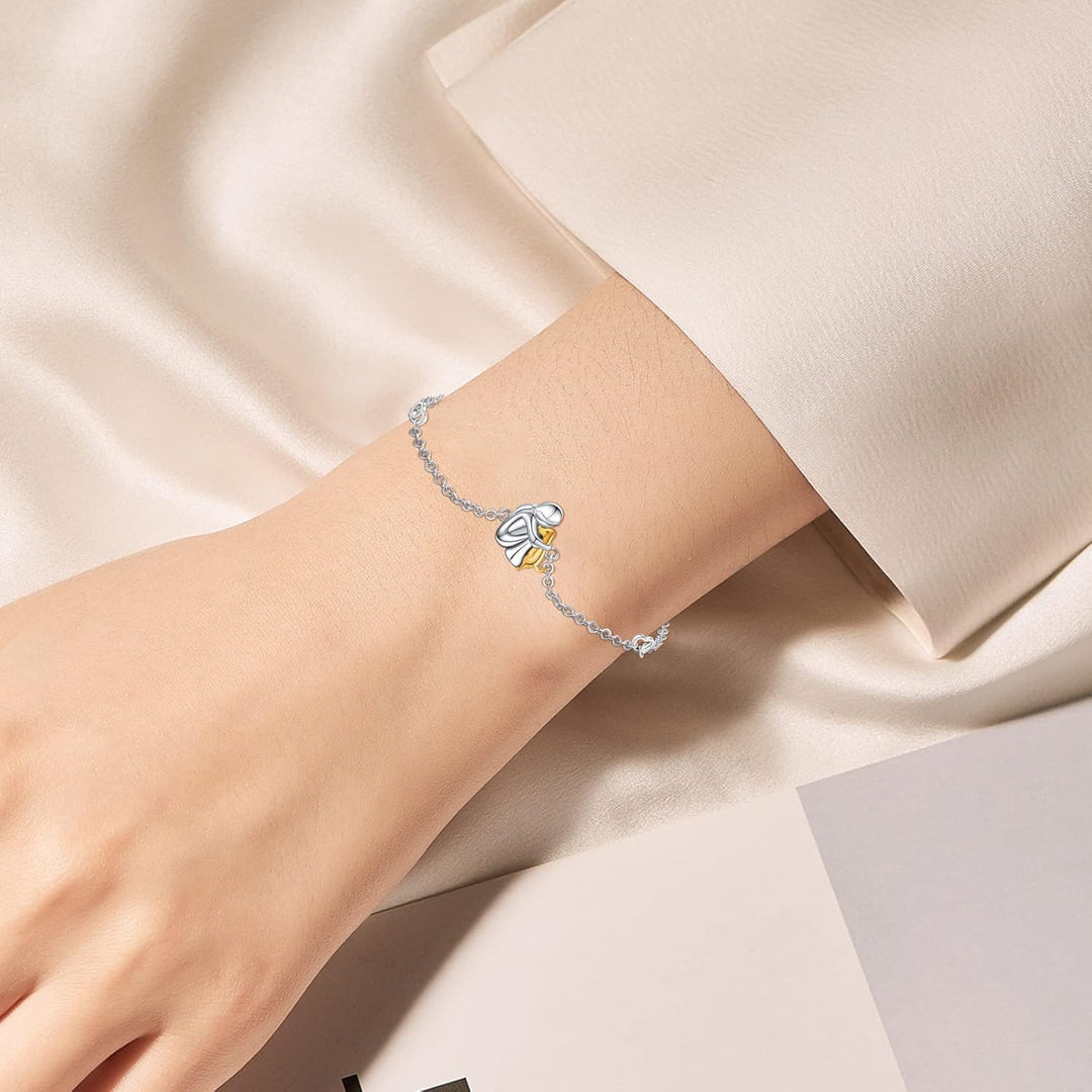 "Forever in Your Heart" Dog Hug Adjustable Luck Bracelet