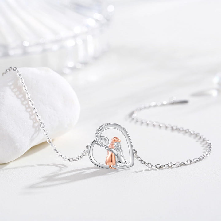 "Forever in Your Heart" Dog Hug Adjustable Luck Bracelet