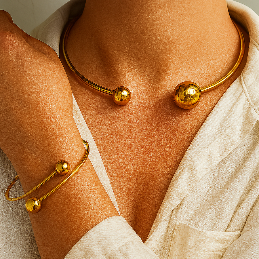 Carol four stone earrings | Gold 16k