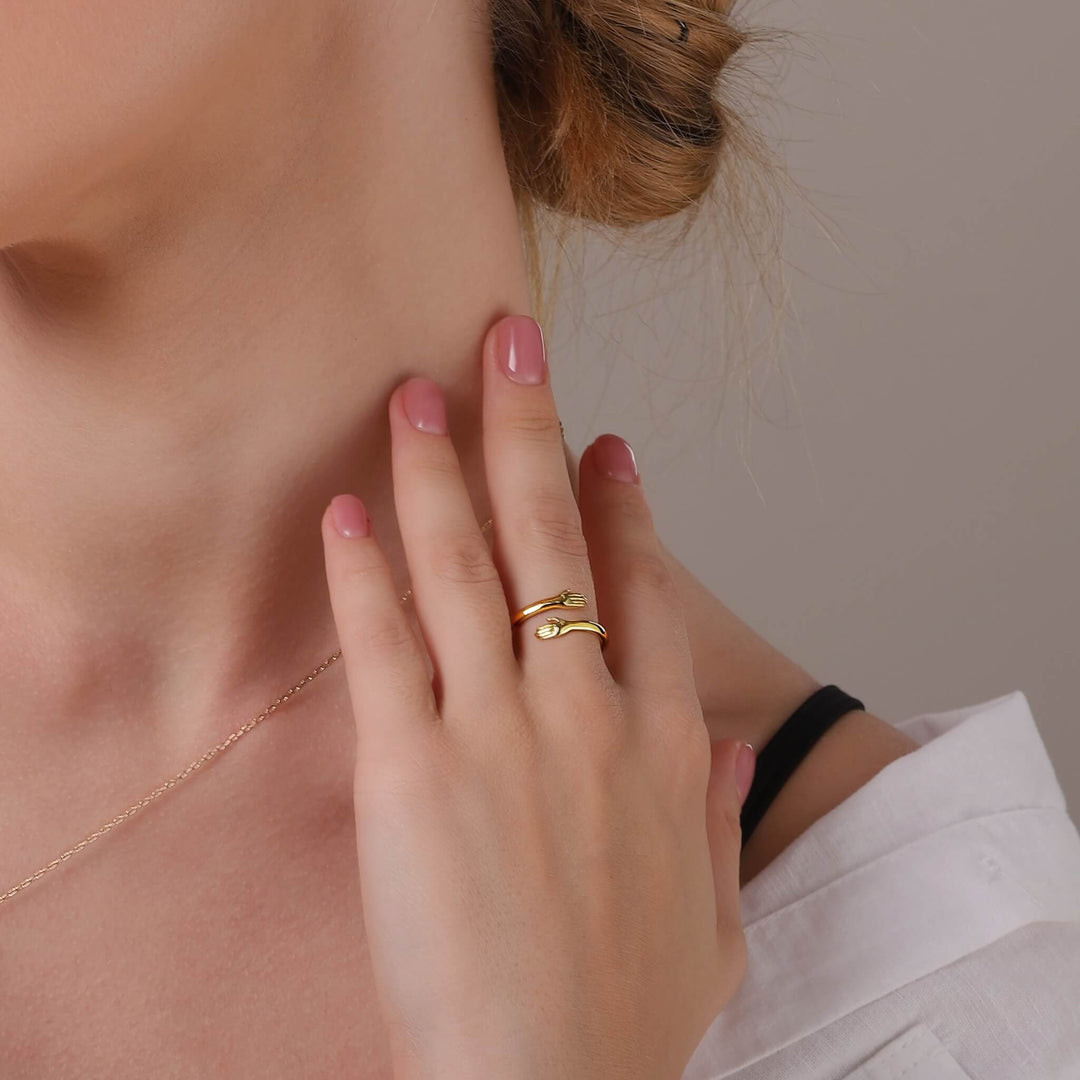 Personalised Hug Ring