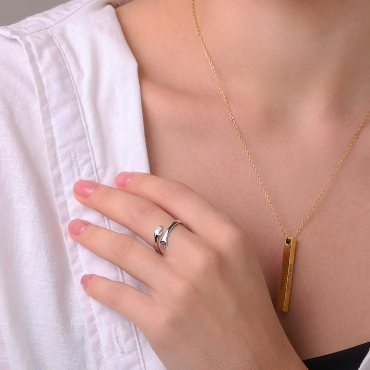 Personalised Hug Ring