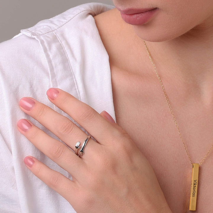 Personalised Hug Ring
