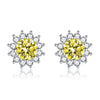 Sunlit Muse Earrings Yellow | White Gold