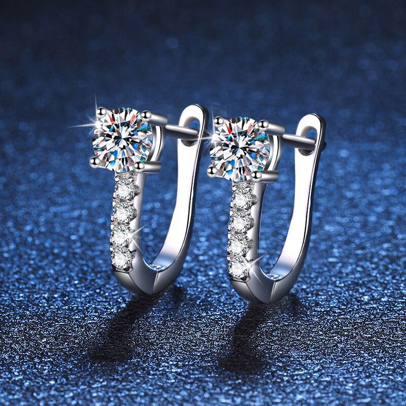 Noelle Earrings | White gold