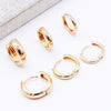 Aurelia Hoop Hug Gold Earrings