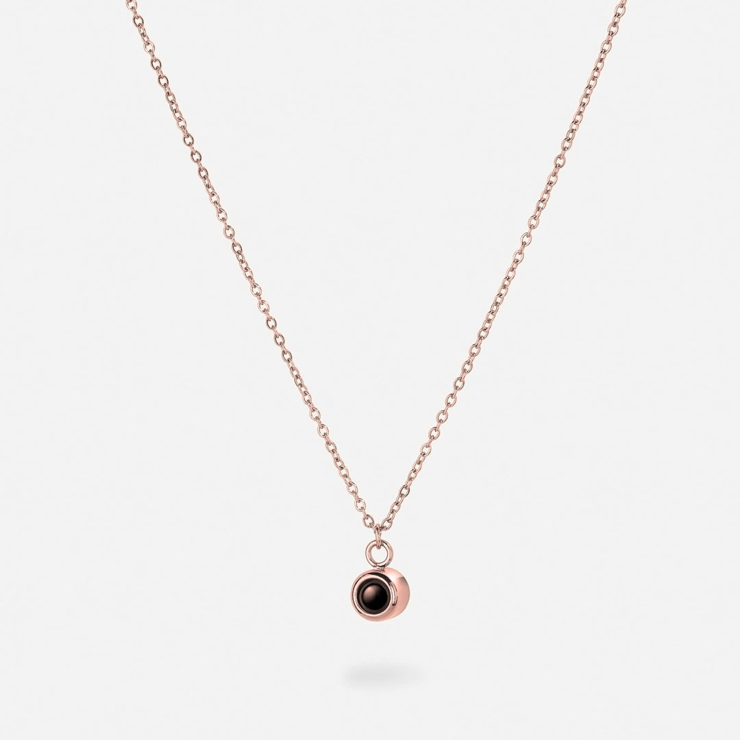 Personalised Photo Circle Necklace
