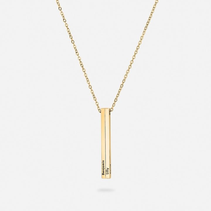 Personalised Vertical Name Necklace