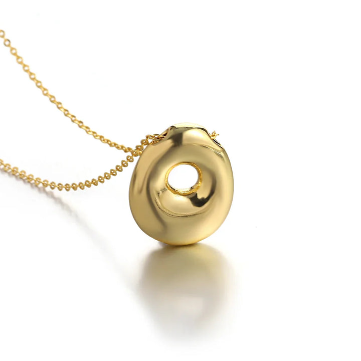 Chunky Letter Balloon Necklace