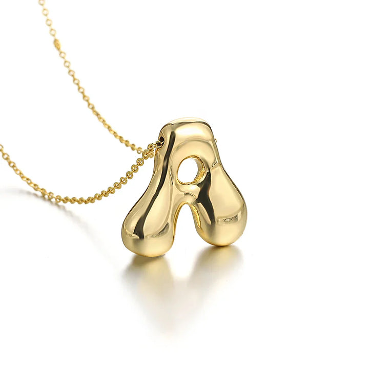 Chunky Letter Balloon Necklace