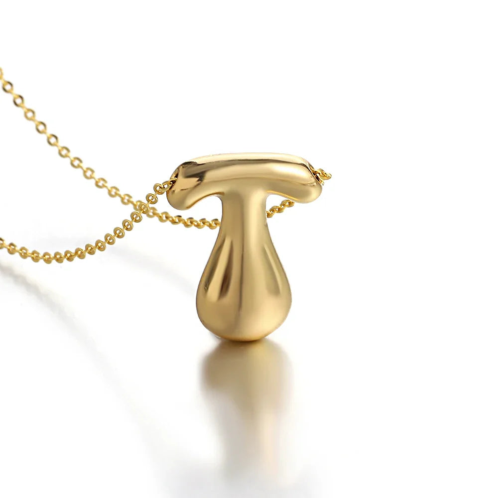 Chunky Letter Balloon Necklace