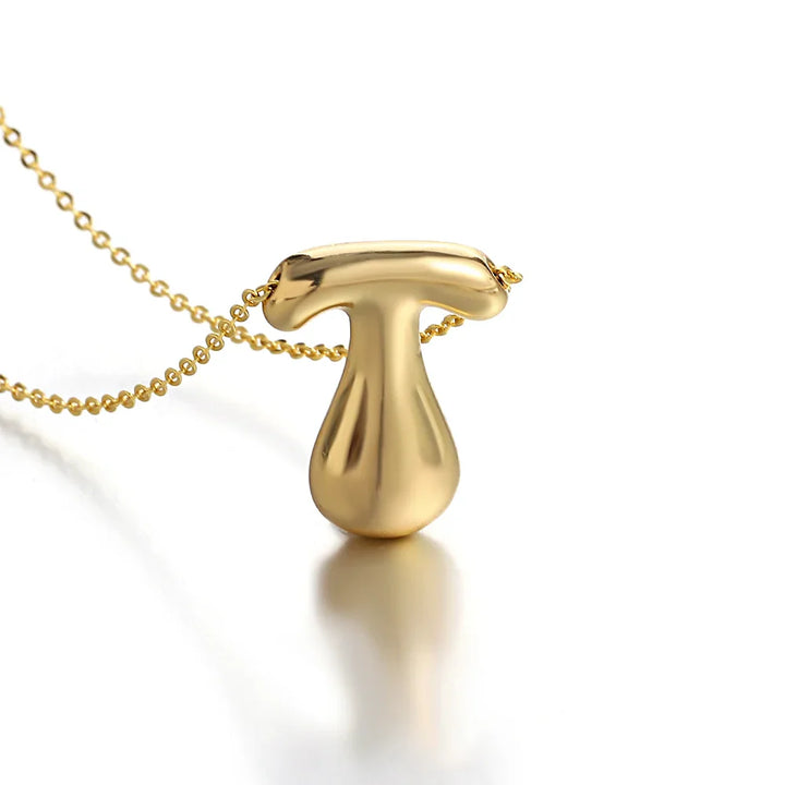 Chunky Letter Balloon Necklace