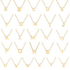 Shining Alphabet Pendant Necklace