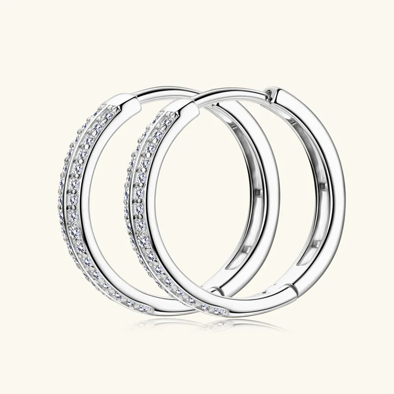 Bright Gold Hoop Earrings