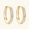 Bright Gold Hoop Earrings