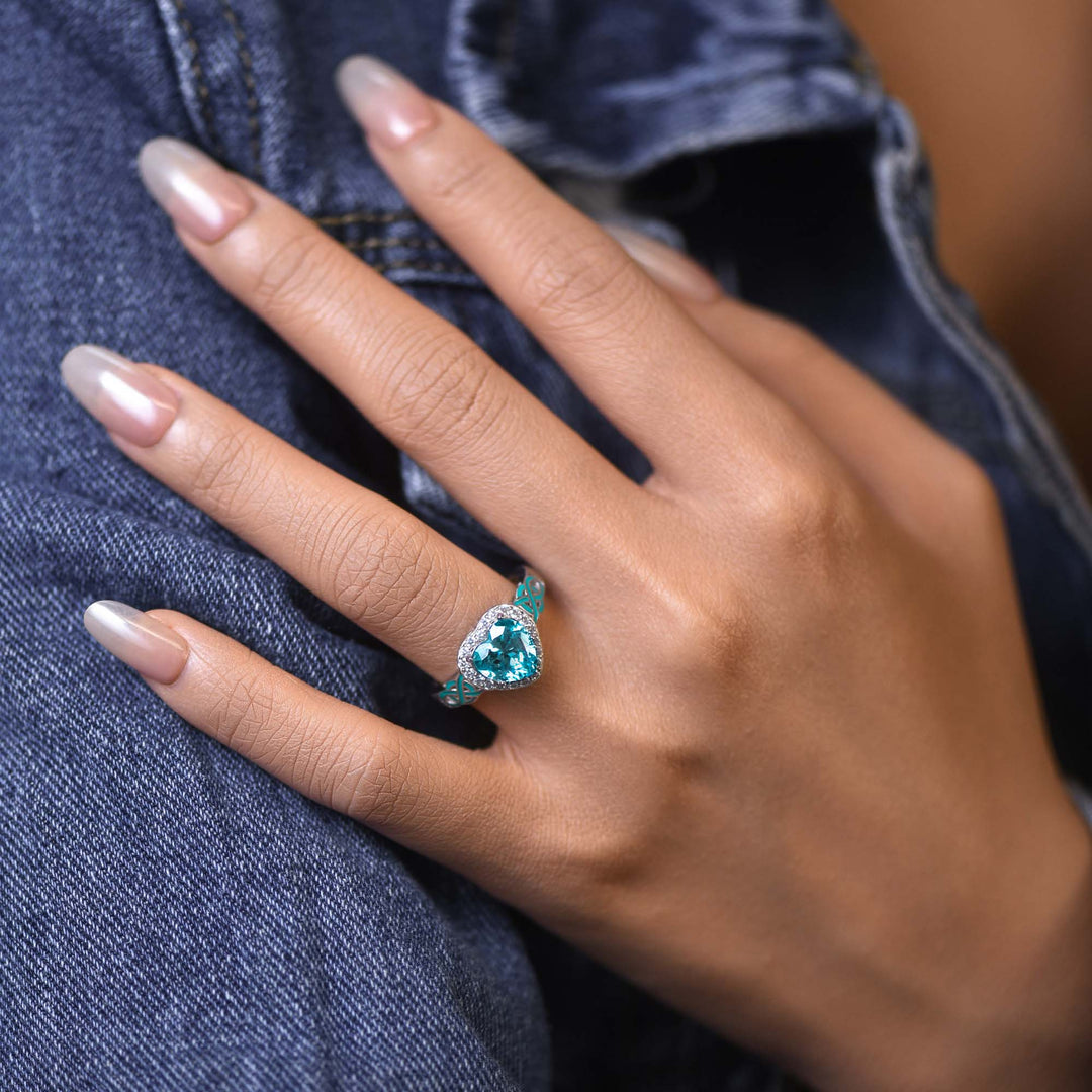 Ocean Heart Ring