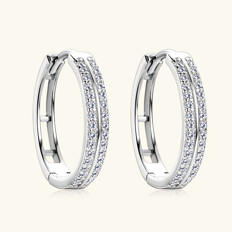 Bright Gold Hoop Earrings