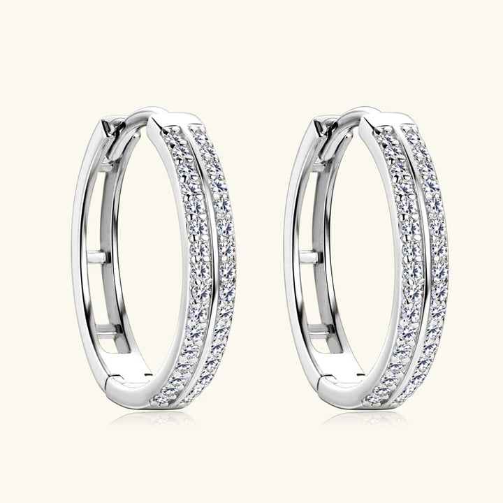 Bright Gold Hoop Earrings