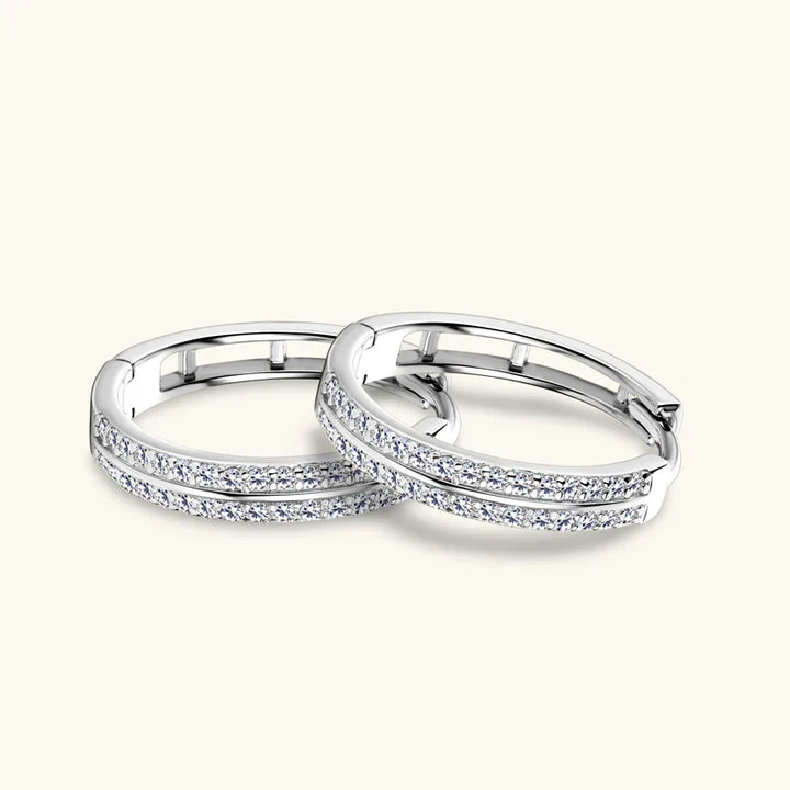 Bright Gold Hoop Earrings