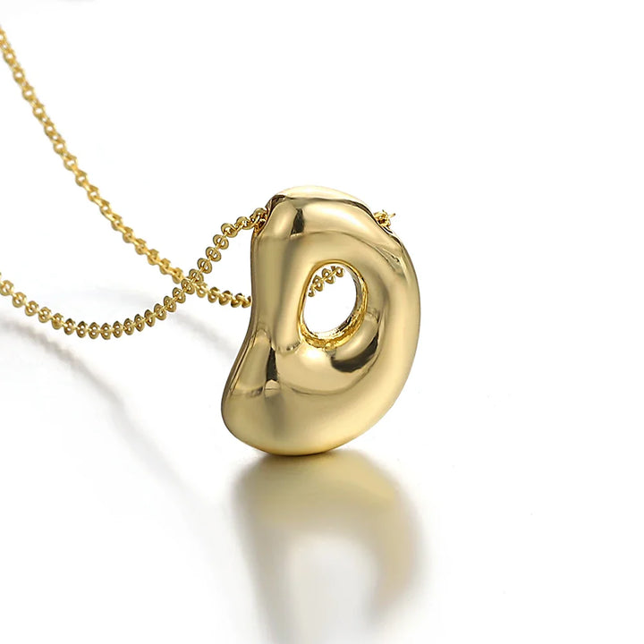 Chunky Letter Balloon Necklace