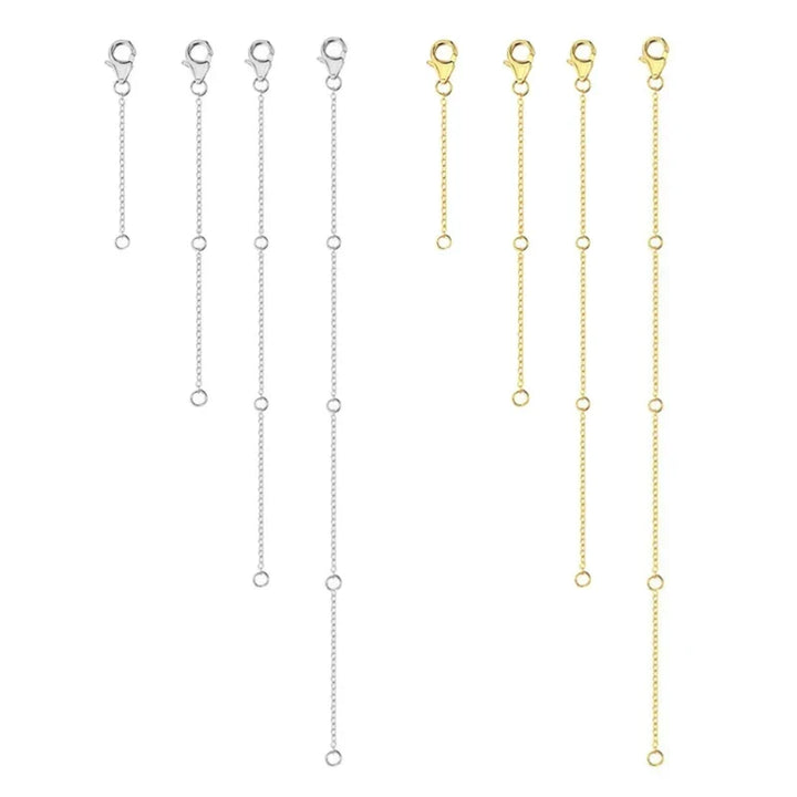 4pc Necklace Extender (2-8 in) (5-20 cm)